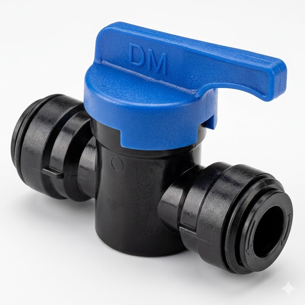 AHUC1212M Hand Valve Union Connector 12mm tube DM Fit