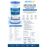 Replacement Puretec PP Series PP05LD1_Polyester Pleated Sediment Cartridge, 10 inch, 5um