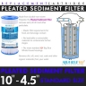 Pentek R30-BB Pleated Polyester Filters Cartridge