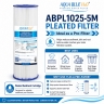 Puretec PL201 Pleated Sediment Water Filter Cartridge 2.5 x 10 inch 20 Micron