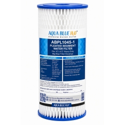 10" x 4.5" Whole House Big Blue Pleated Sediment 1 Micron Water Filter Replacement Cartridge