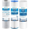 Big Blue 20" x 4.5" 3 Stage Filter Set with RL7 UV Lamp - Suits Puretec Hybrid E13 & I13