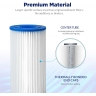 Puretec PP051 Pleated Sediment Water Filter Cartridge 10" 5 Micron