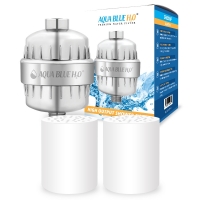 Aqua Blue H20 Shower filter with Extra Cartridge