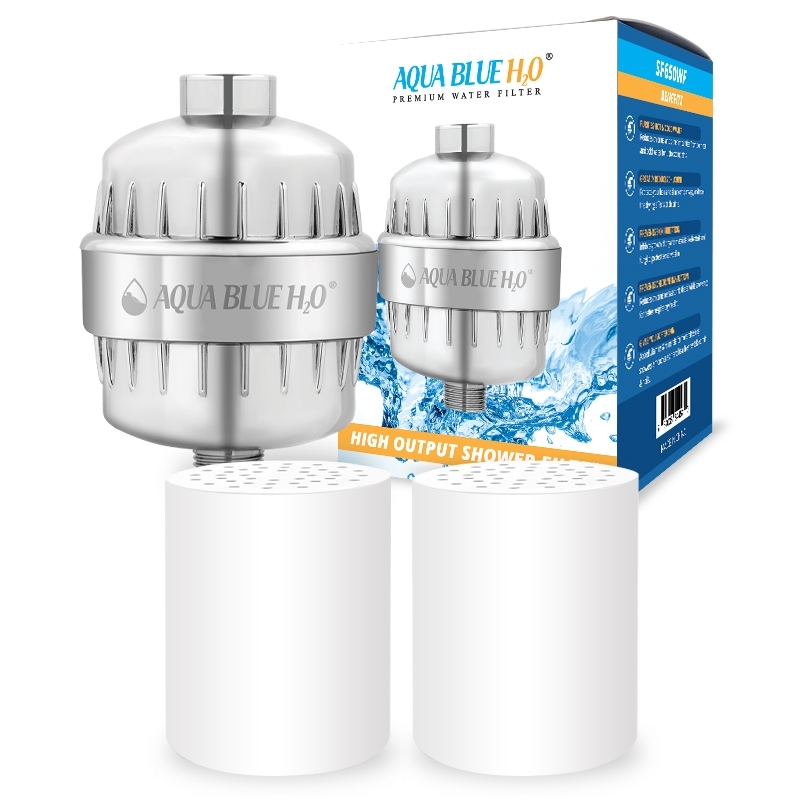 Aqua Blue H20 Shower filter with Extra Cartridge