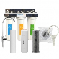 3 Stage Fluoride reduction Filter system for Fridge or Undersink