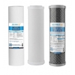 AB3STAGE Undersink filter set with Ceramic Sediment and Coconut carbon block filter
