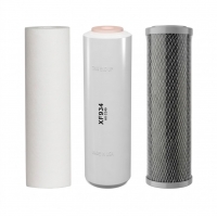 3 STAGE UNDER SINK DRINKING WATER COMPLETE FILTER SYSTEM - ACTIVATED CARBON