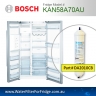 Bosch Fridge Model KAN58A55 Compatible External In-Line Water Filter Replacement (DA2010CB) by Aqua Blue H2O
