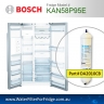 Bosch Fridge Model KAN58P90E Compatible External In-Line Water Filter Replacement (DA2010CB) by Aqua Blue H2O