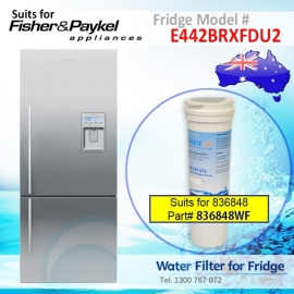 Fisher & Paykel E442BRXFDU2 Fridge Model 836848/13040210 Replacement Filter Part