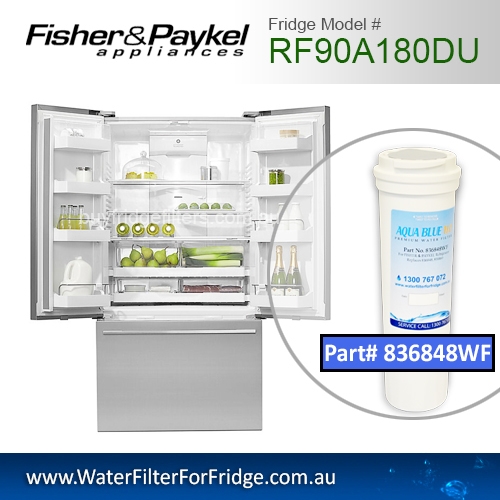 Fisher & Paykel RF90A180DU Fridge Model 836848/13040210 Replacement Filter Part