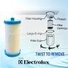 2x Aqua Blue H2O Westinghouse/Electrolux 1438545 Fridge Water Filter | 218904501 WF1CB−WF