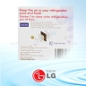 LG Replacement Water Filter ADQ36006101 (LT700P) with  ADQ73214404 (LT120F) Air filter 