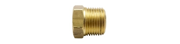 64 Solid Male Taper Plug - Brass Adaptors – BSP